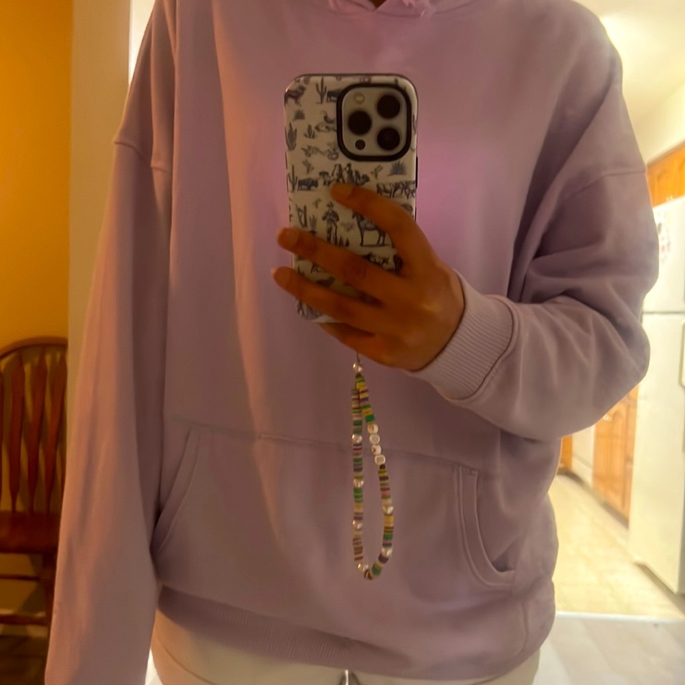 Oversized lavender Hoodie